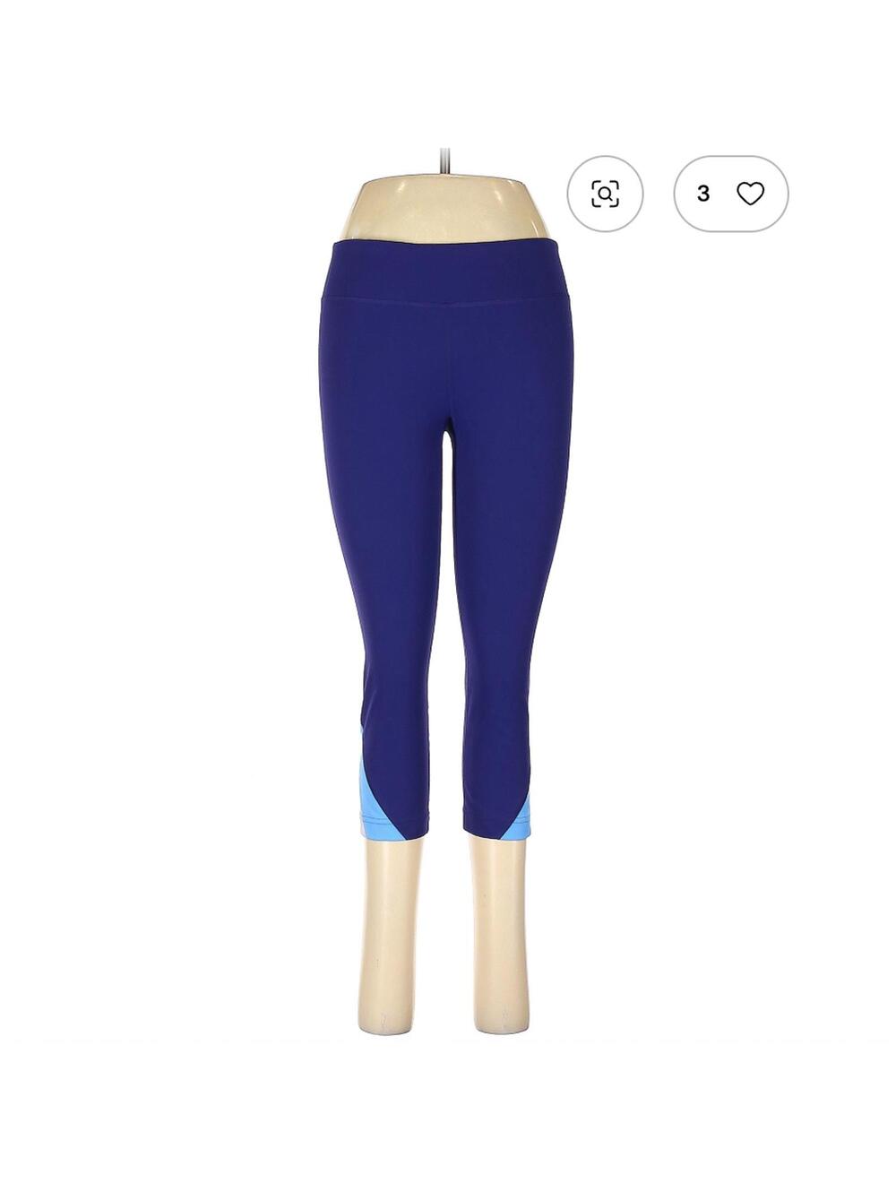 Under Armour Blue Active Pants Size M Leggings